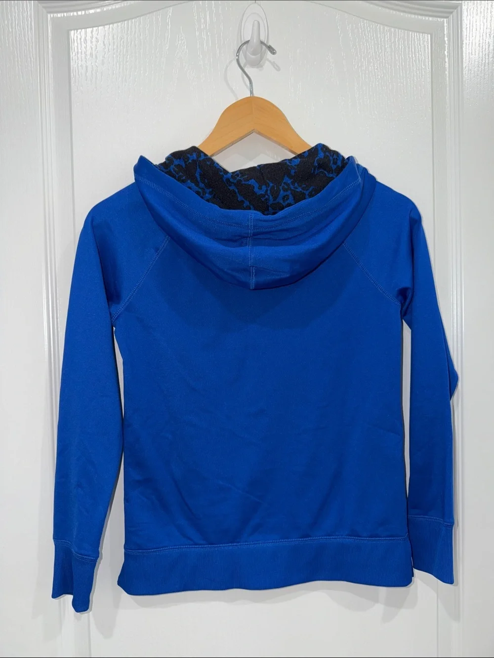Justice Girls Royal Blue Zip-Up Hoodie with CHEER Graphic size 10